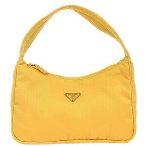 Prada Yellow Nylon Handbag 57 155403
